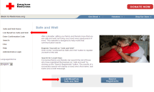 Safe and Well Screenshot